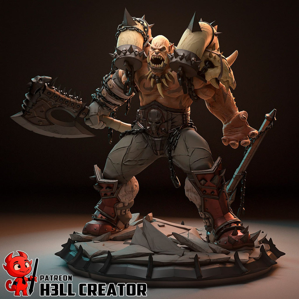 Garrosh Hellscream Hell Creator World of Warcraft 3D STL