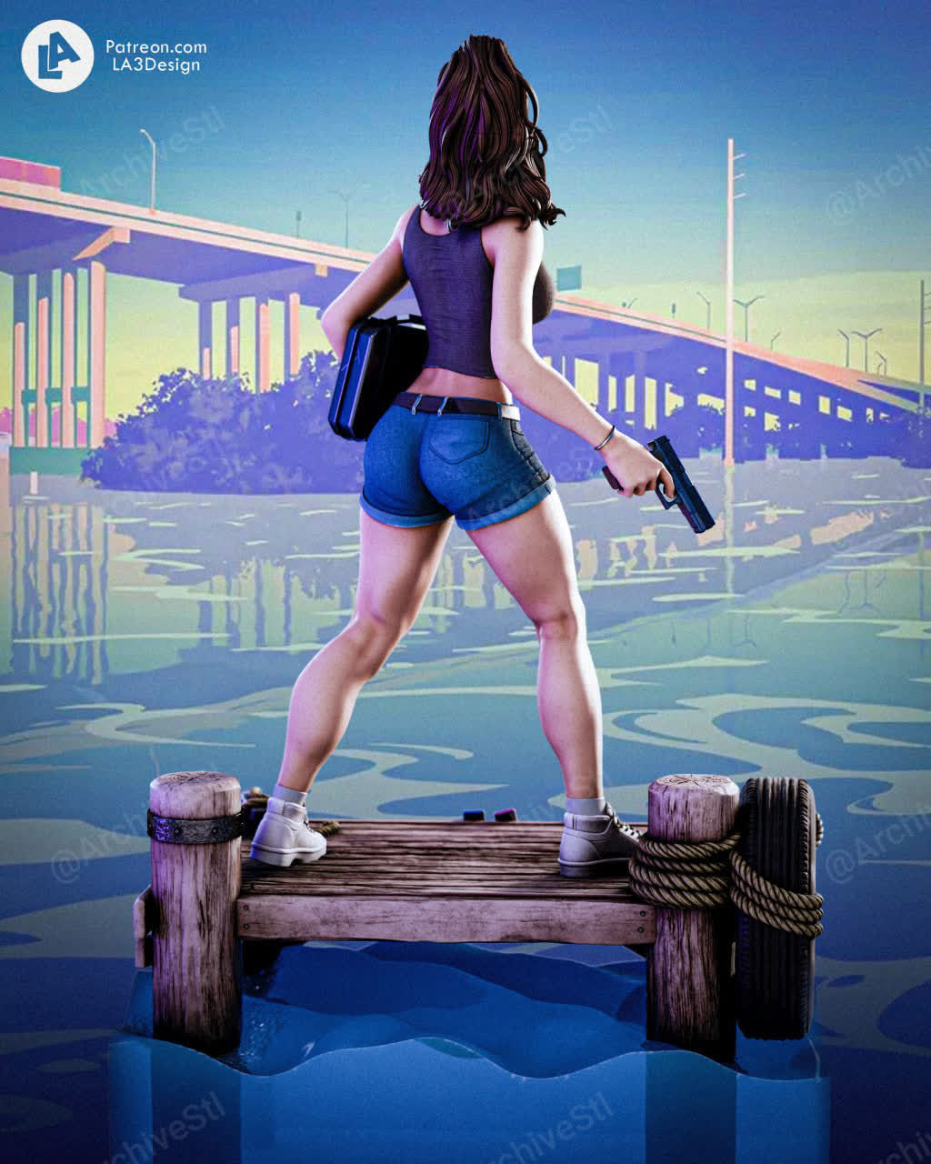 GTA VI Lucia 3D STL Figure GTA 6