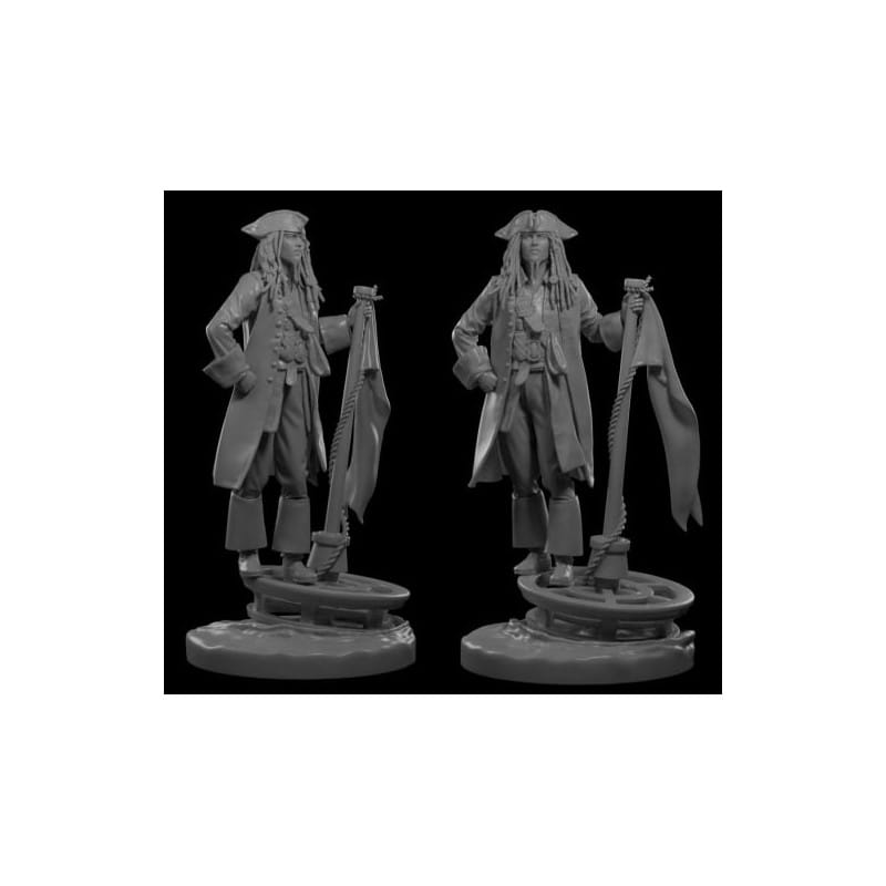 Jack Sparrow Karayip Korsanları Pirates of the Caribbean 3D STL