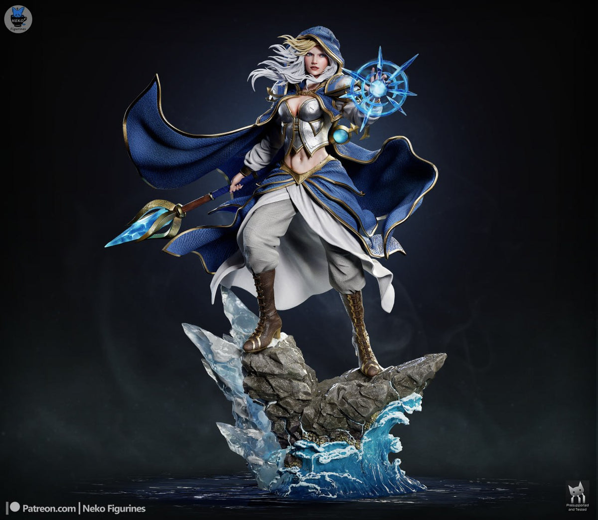 Jaina Proudmoore Neko World of Warcraft 3D STL