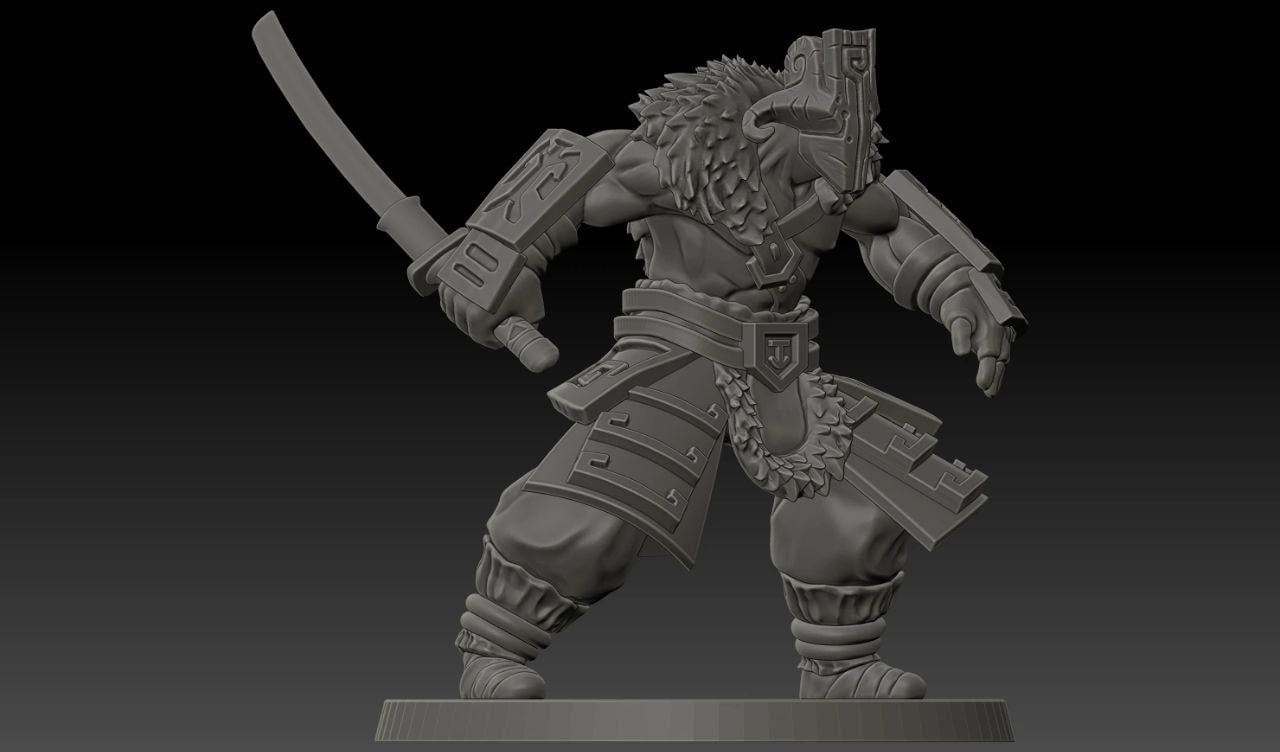 Juggernaut Dota2 3D STL
