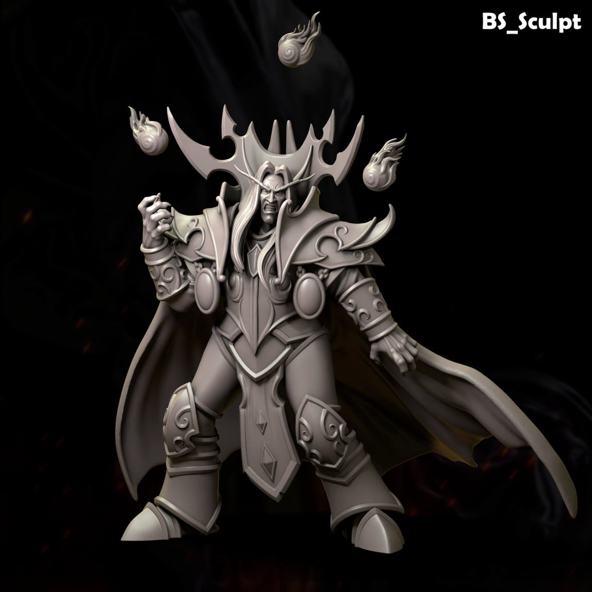 Kaelthas Blood elf mage World of Warcraft 3D STL