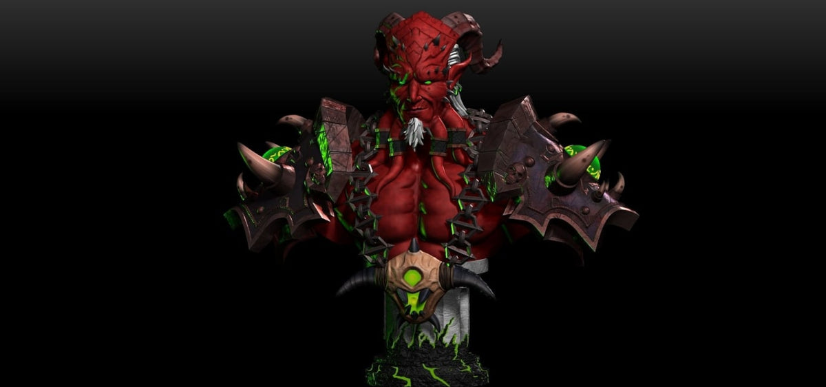 Kil-Jaeden Bust World of Warcraft 3D STL
