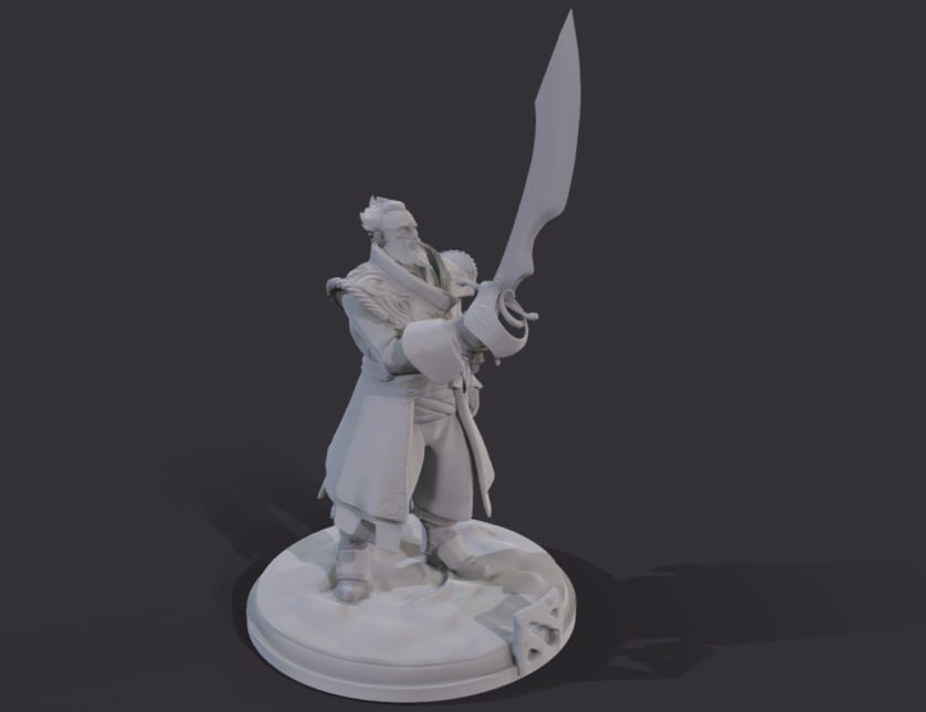 Kunkka Dota2 3D STL