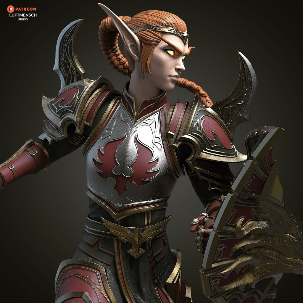 Lady Liadrin Luftmensch World of Warcraft 3D STL