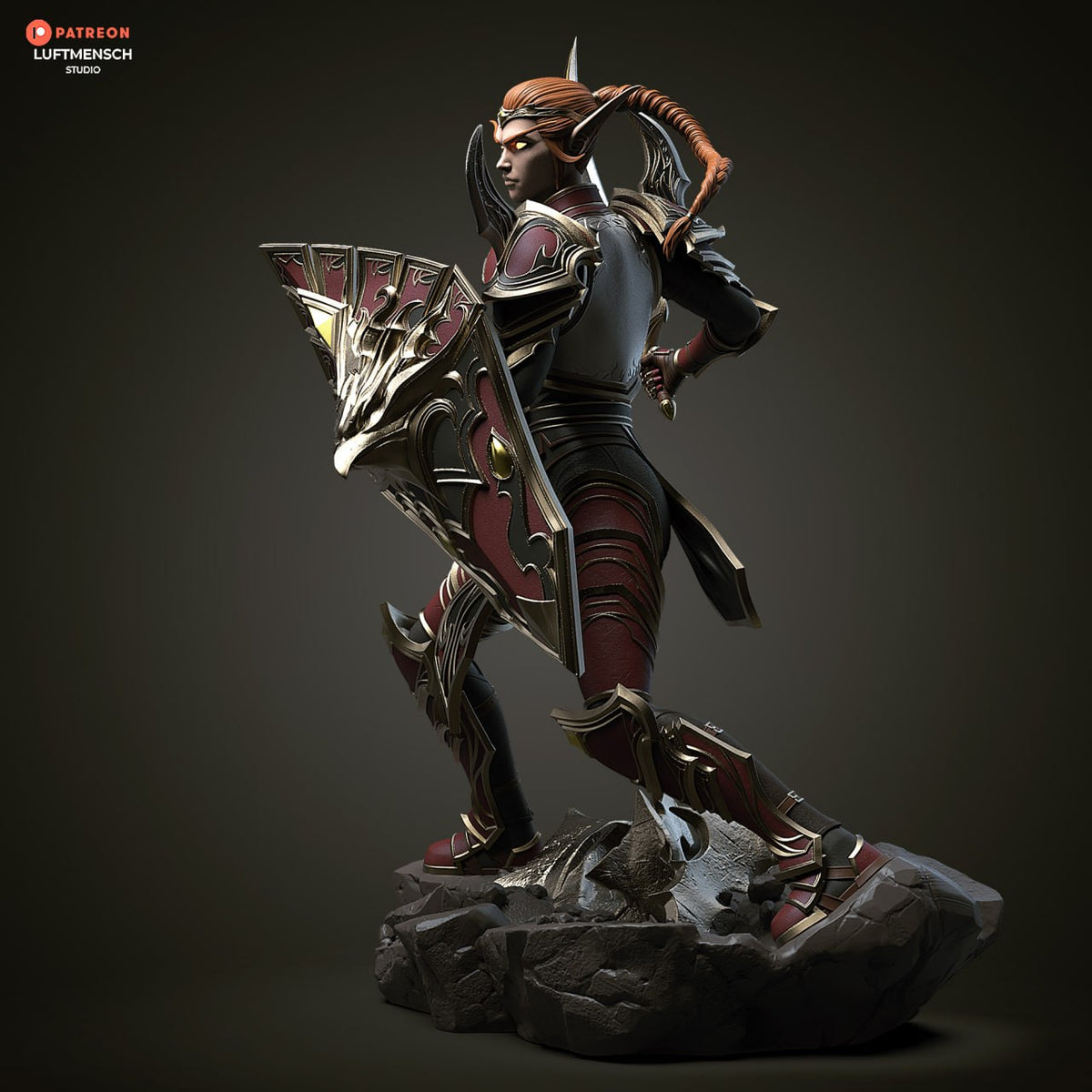 Lady Liadrin Luftmensch World of Warcraft 3D STL
