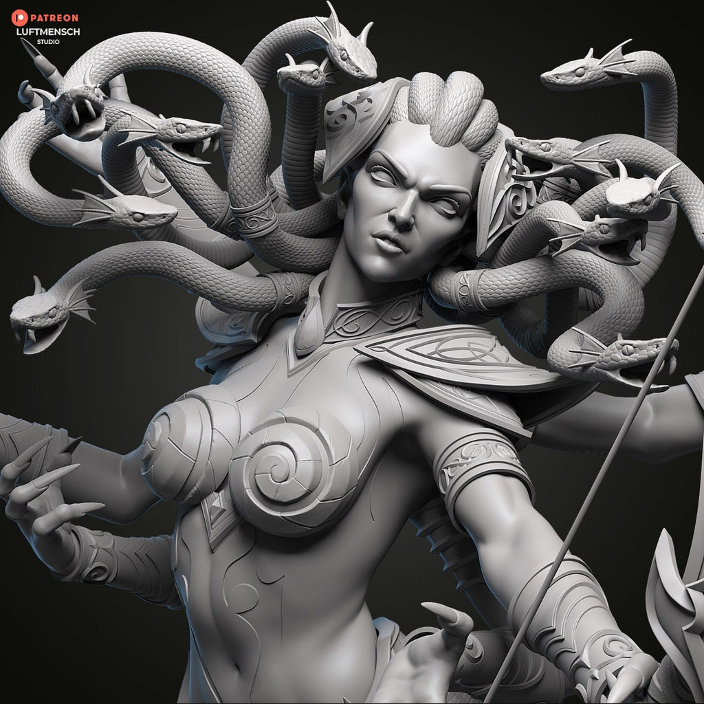 Lady Vashj Luftmensch World of Warcraft WoW 3D STL