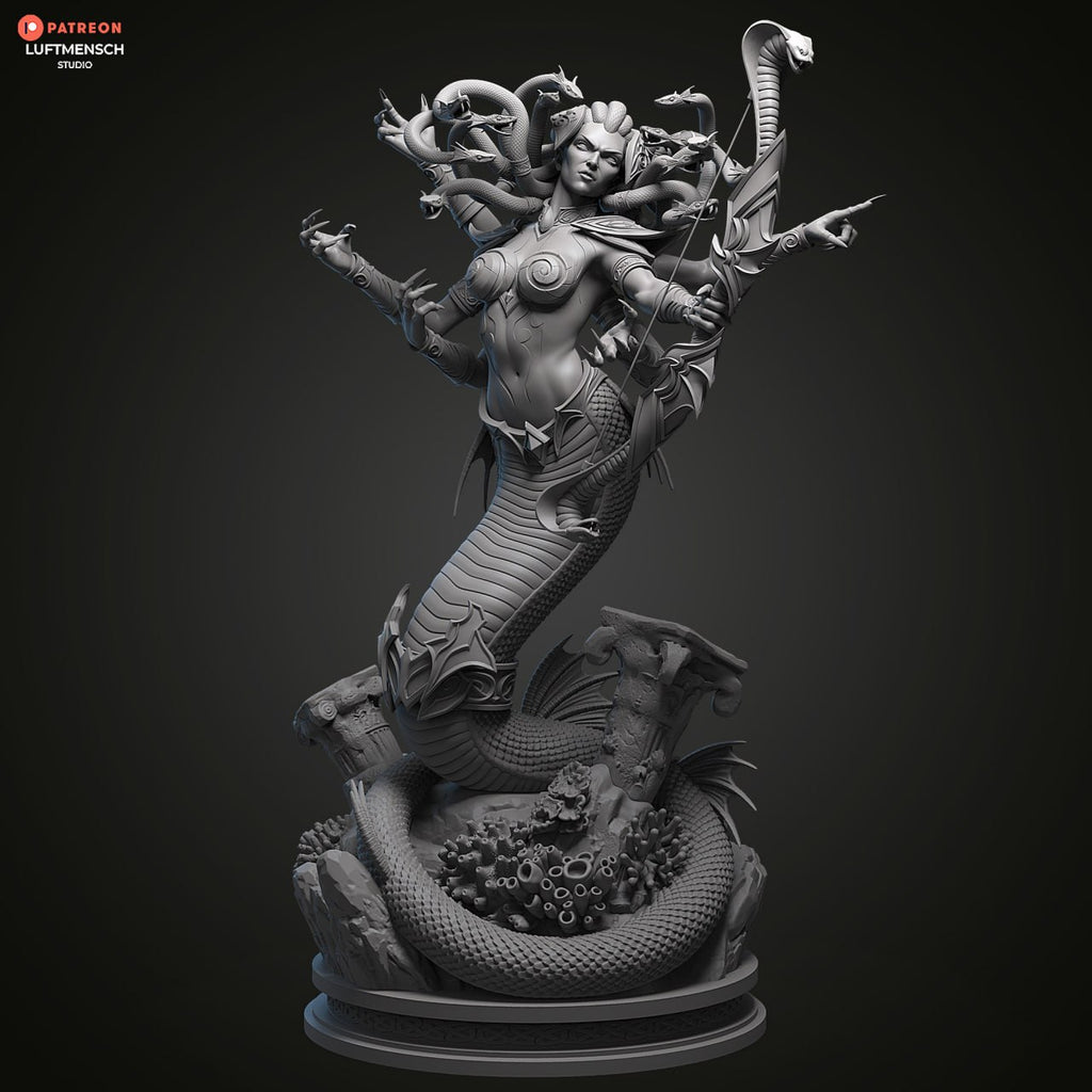 Lady Vashj Luftmensch World of Warcraft WoW 3D STL