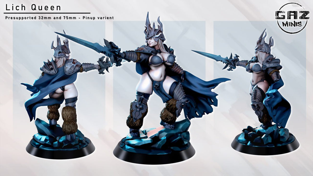 Lich queen World of Warcraft Gaz minis 3D STL