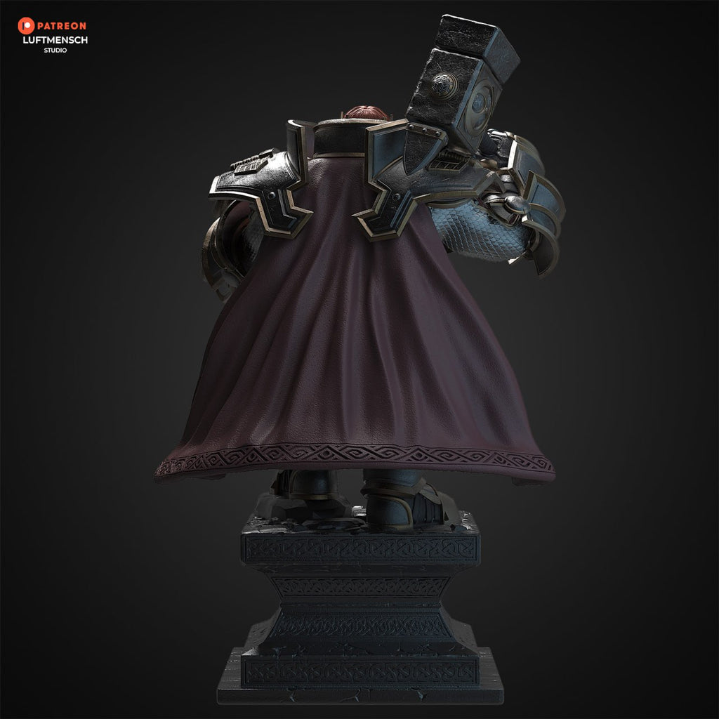 Magni Bronzebeard Luftmensch World of Warcraft 3D STL