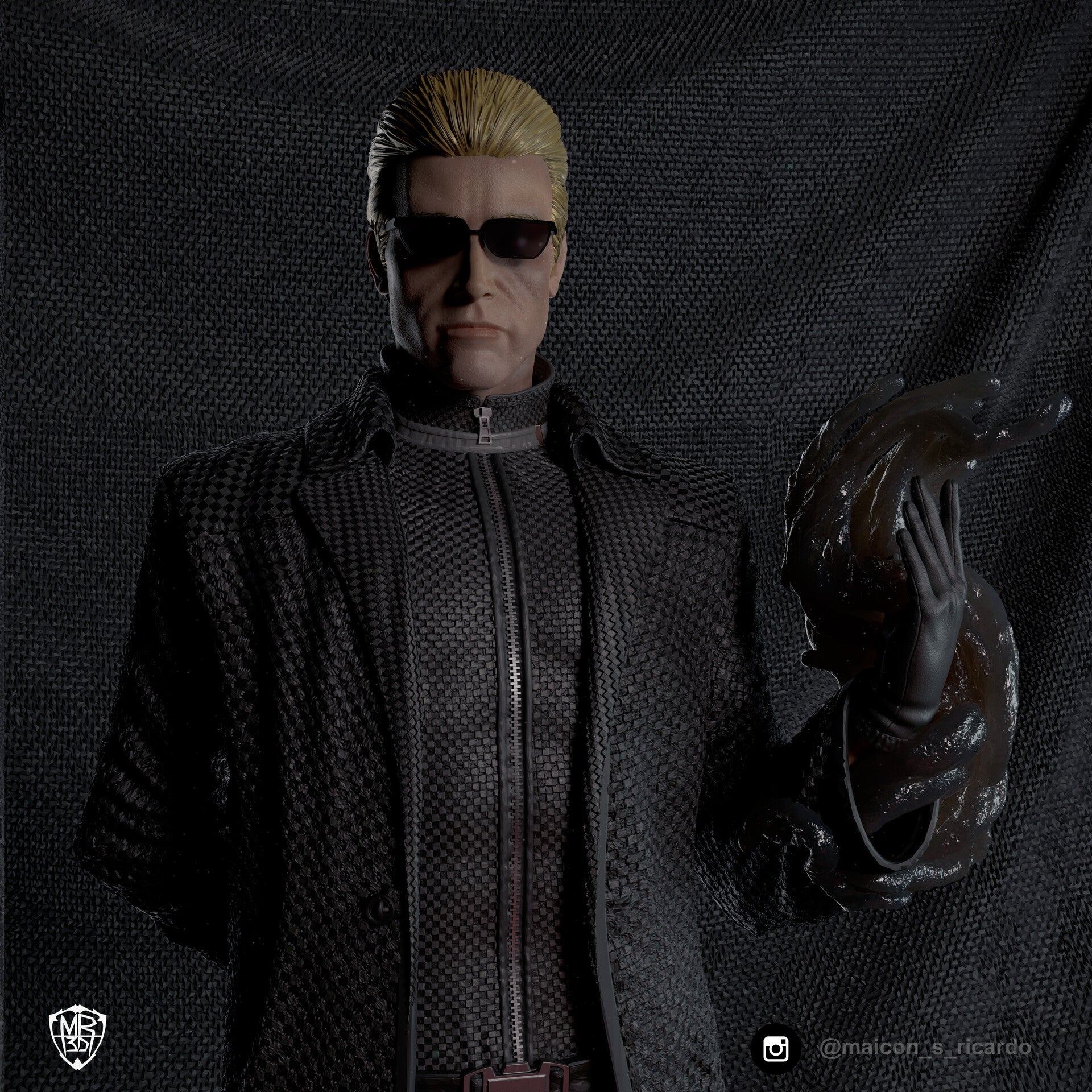 Albert Wesker Resident Evil 5 3D STL