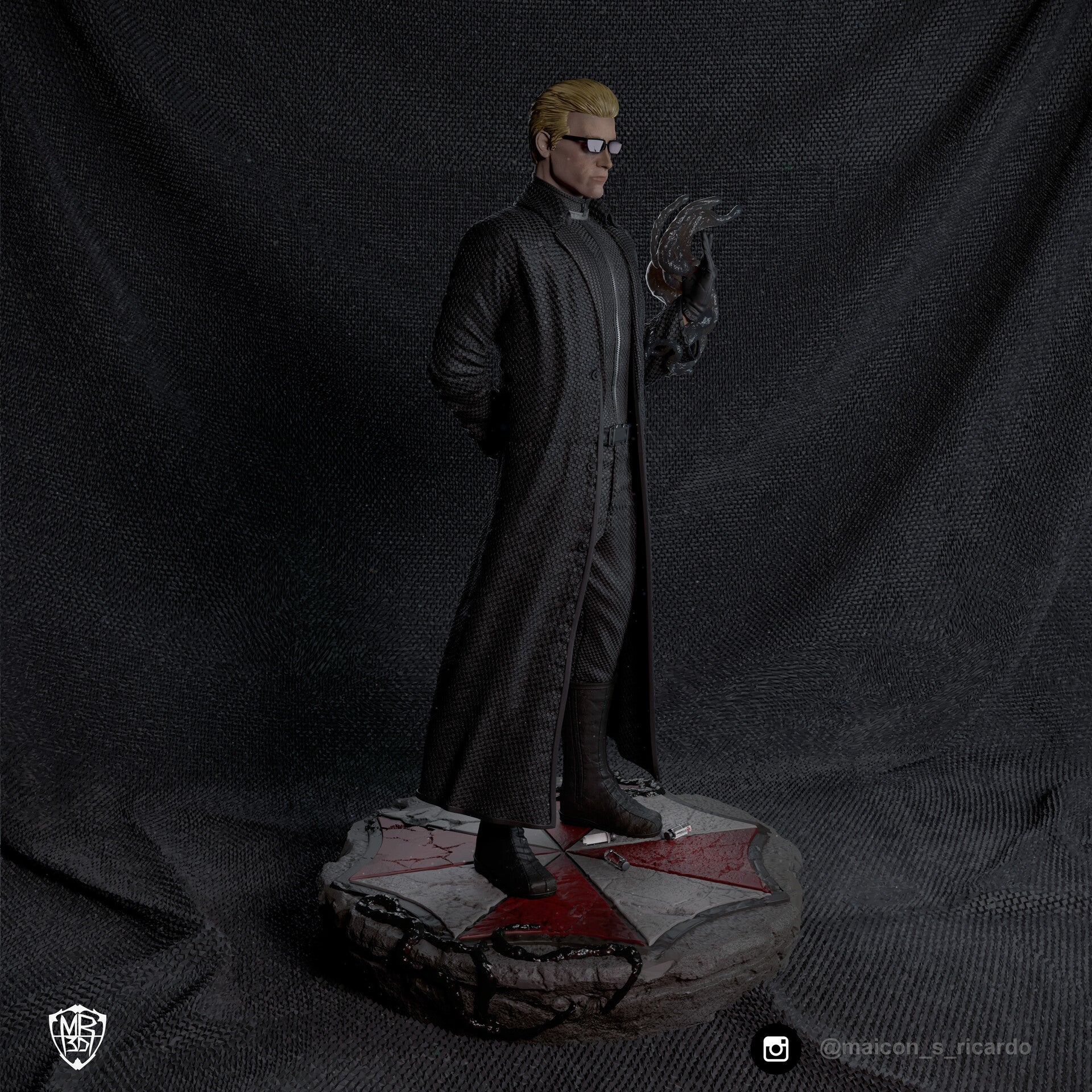Albert Wesker Resident Evil 5 3D STL