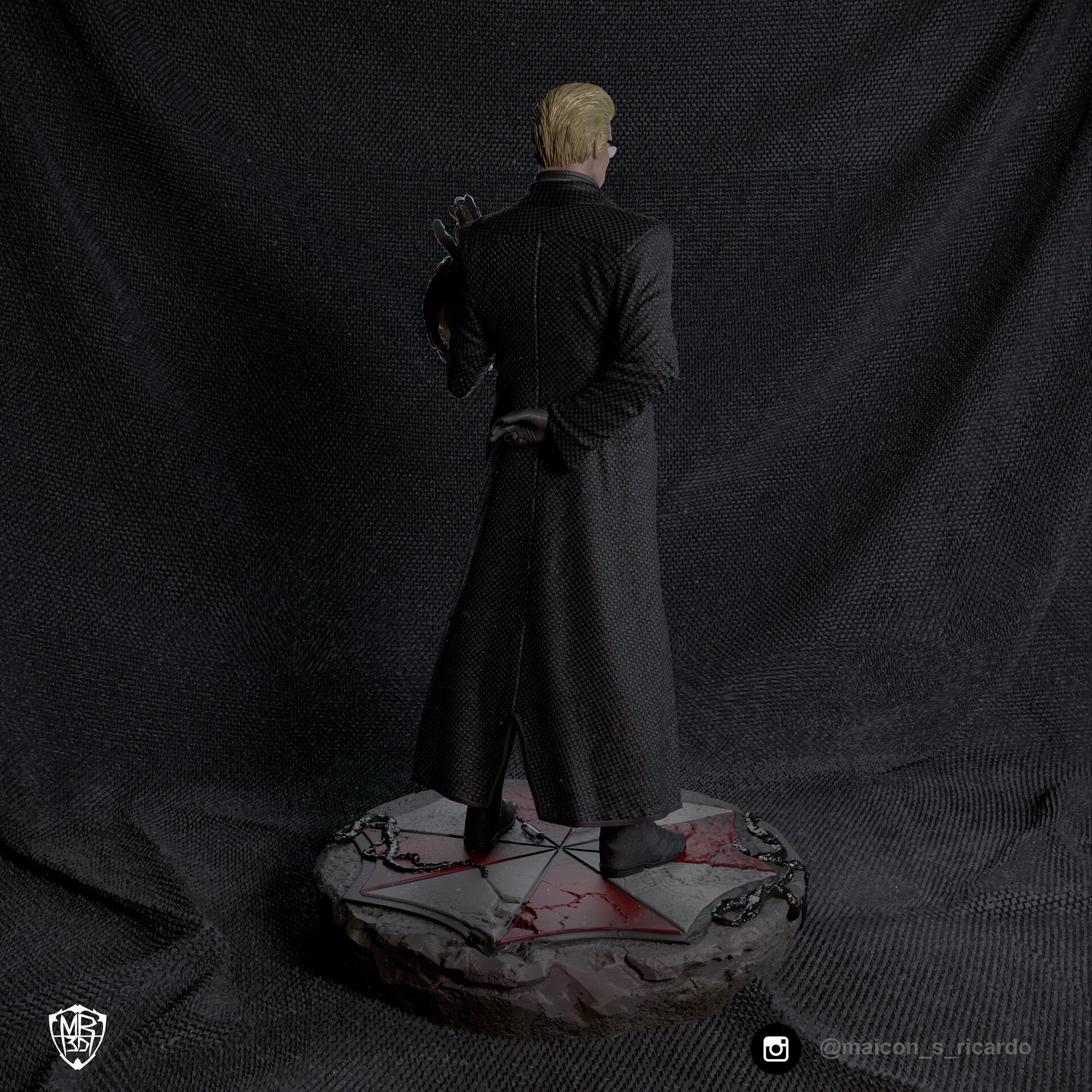 Albert Wesker Resident Evil 5 3D STL
