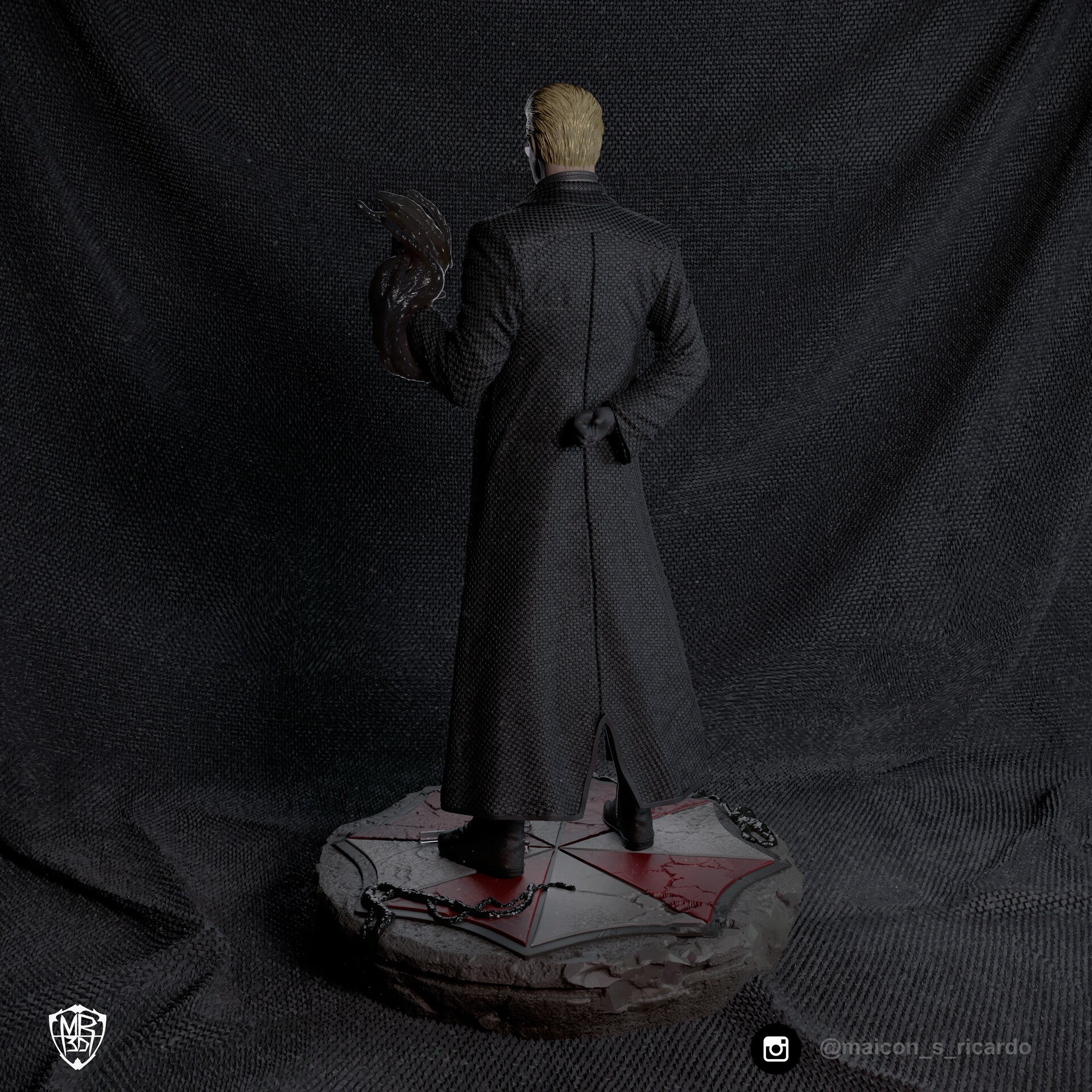 Albert Wesker Resident Evil 5 3D STL