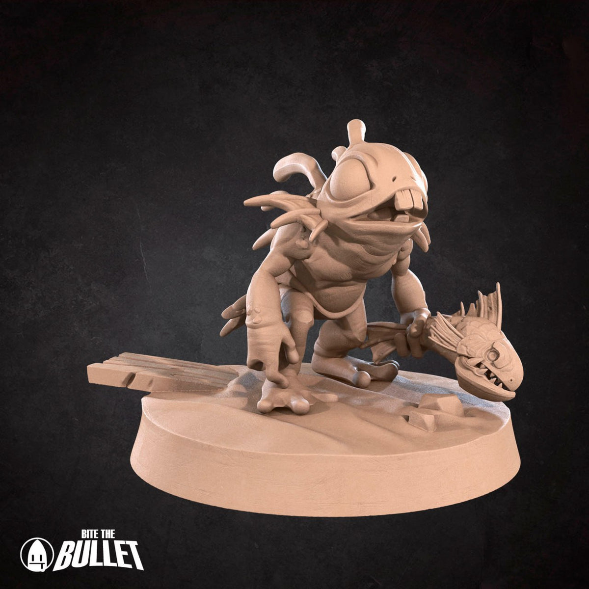 Murloc Trickster Bite the Bullet World of Warcraft 3D STL