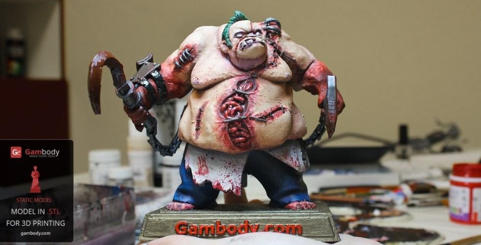 Pudge Gambody Dota2 3D STL