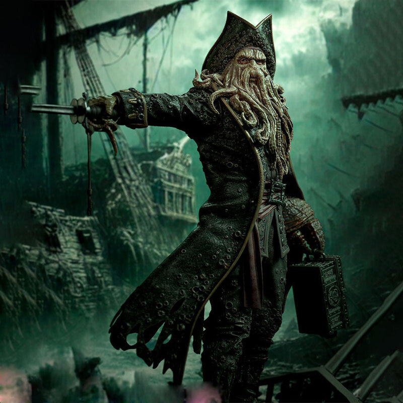 Davy Jones Karayip korsanları Pirates of Caribbean 3D STL