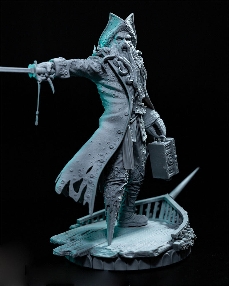 Davy Jones Karayip korsanları Pirates of Caribbean 3D STL