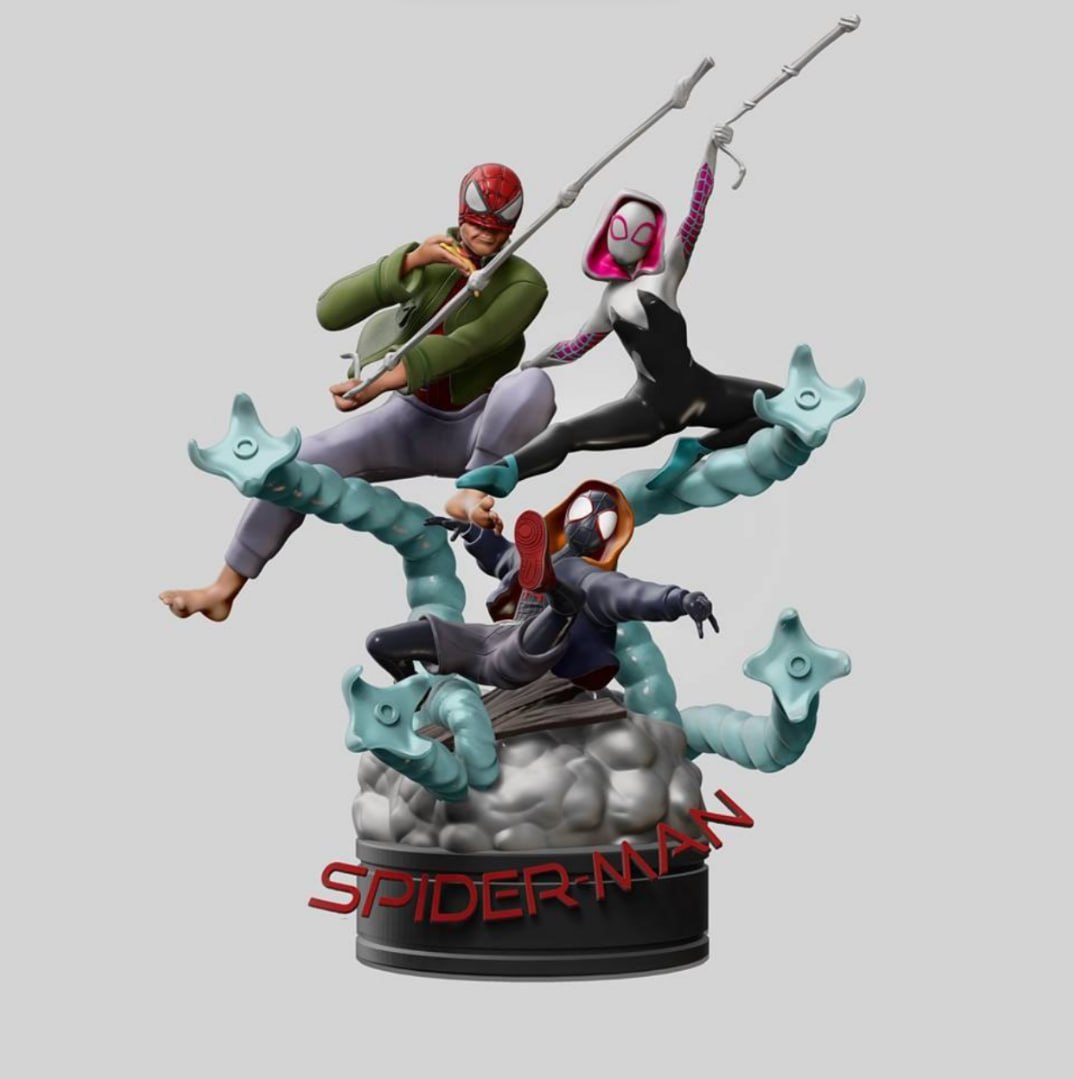 Spiderman Multiverse Marvel 3D STL