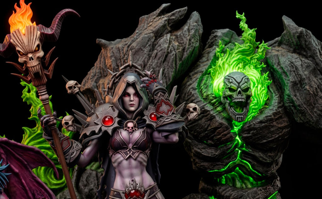 World of Warcraft Diorama Logo 3D STL