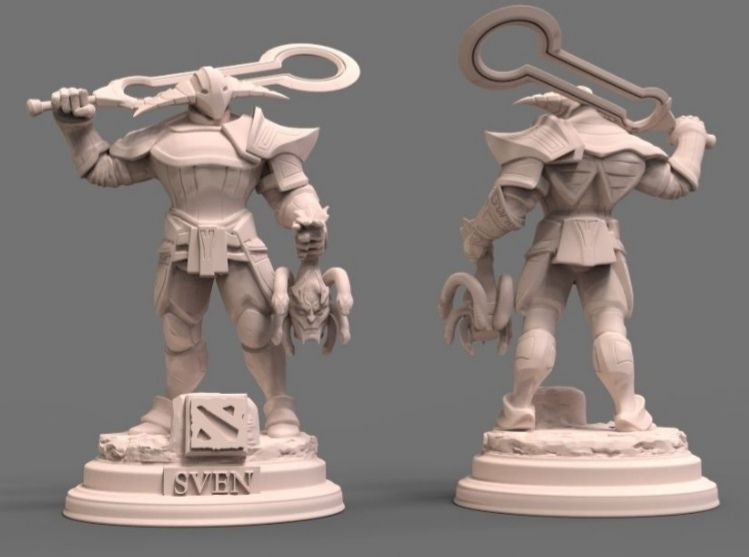 Sven Dota2 3D STL