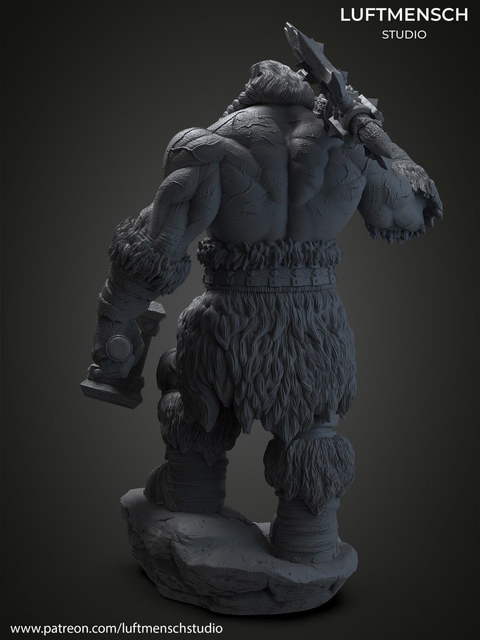 Thrall Luftmensch World of Warcraft 3D STL
