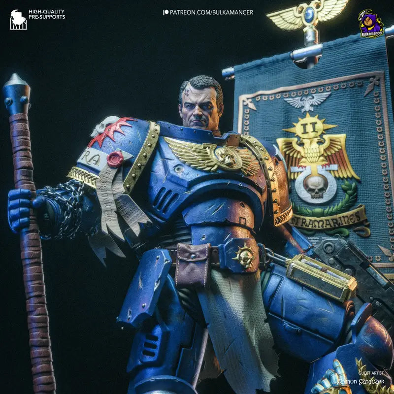 Warhammer 40K Liutenant Commander Titus 3D STL