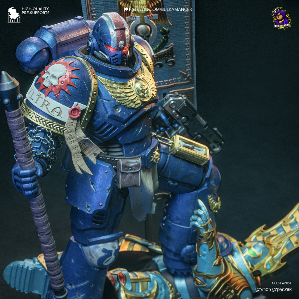 Warhammer 40K Liutenant Commander Titus 3D STL