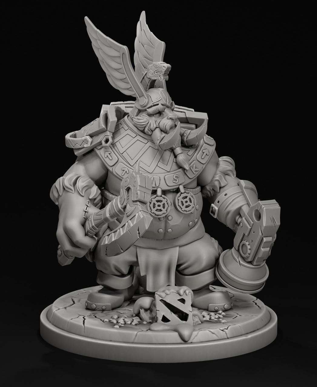 Tusk Tuskar Dota2 3D STL