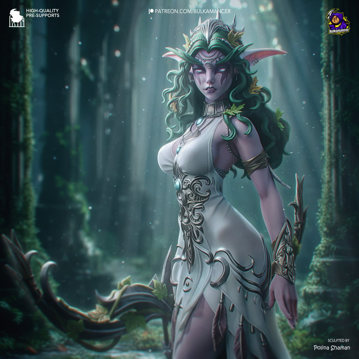 Tyrande Whisperwind Bulkamancer World of Warcraft 3D STL