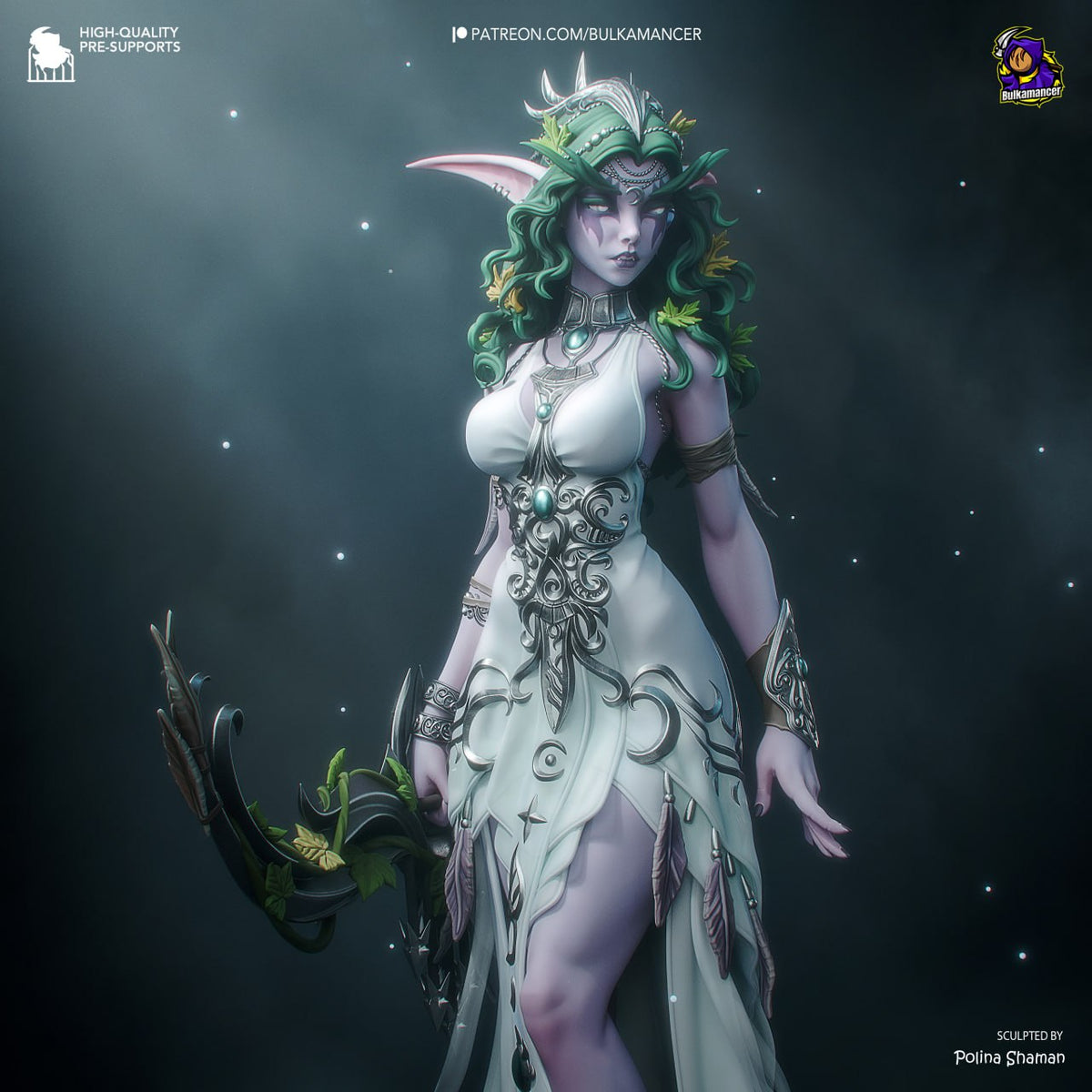 Tyrande Whisperwind Bulkamancer World of Warcraft 3D STL