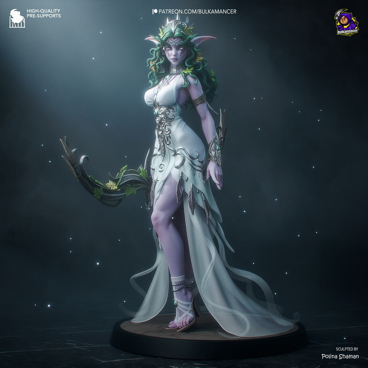 Tyrande Whisperwind Bulkamancer World of Warcraft 3D STL