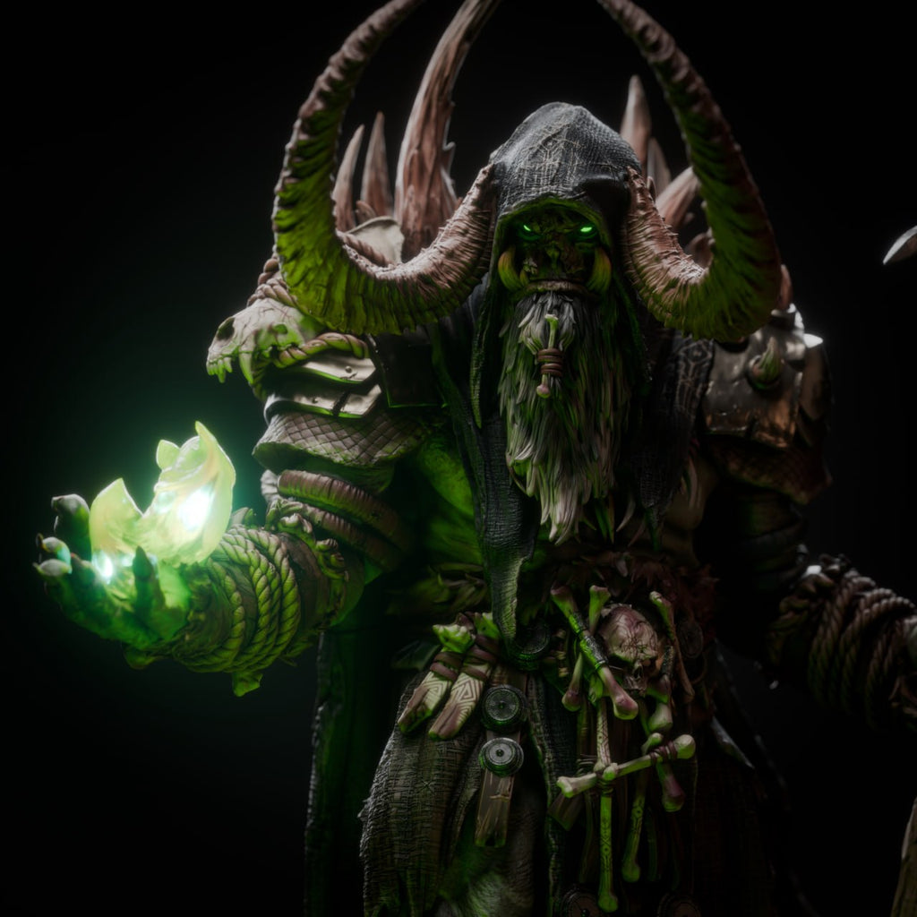 Guldan Shaman Untamed Clan World of Warcraft 3D STL