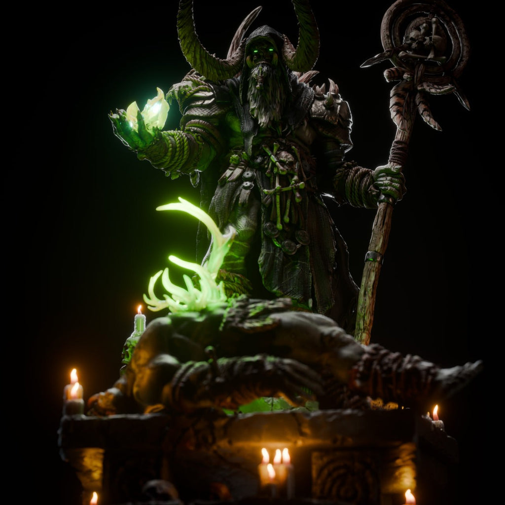 Guldan Shaman Untamed Clan World of Warcraft 3D STL