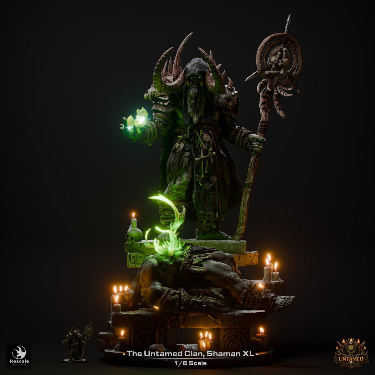 Guldan Shaman Untamed Clan World of Warcraft 3D STL