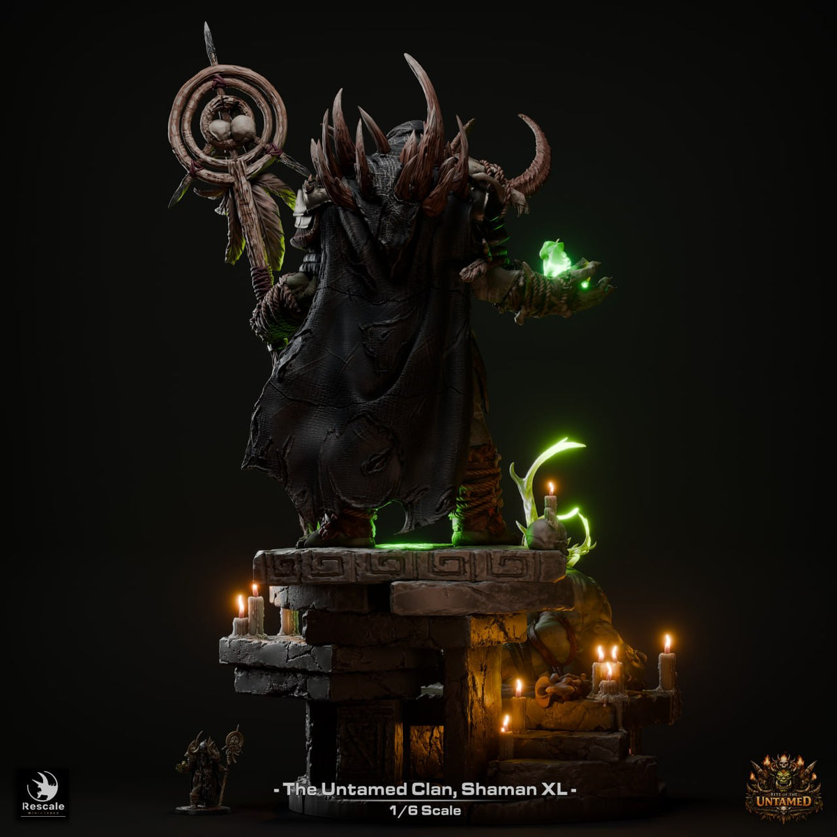 Guldan Shaman Untamed Clan World of Warcraft 3D STL
