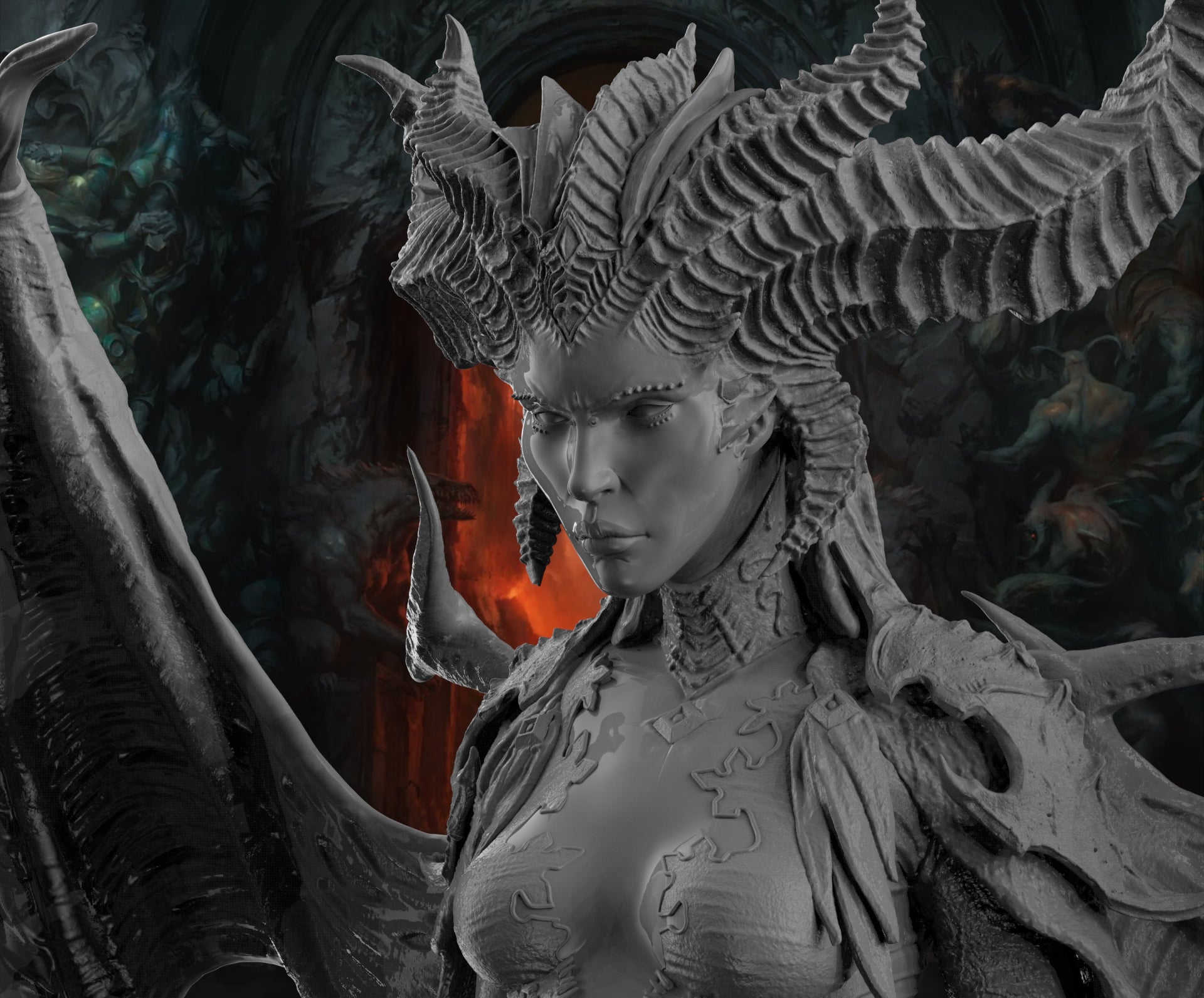 Lilith Diablo 4 IV 3D STL