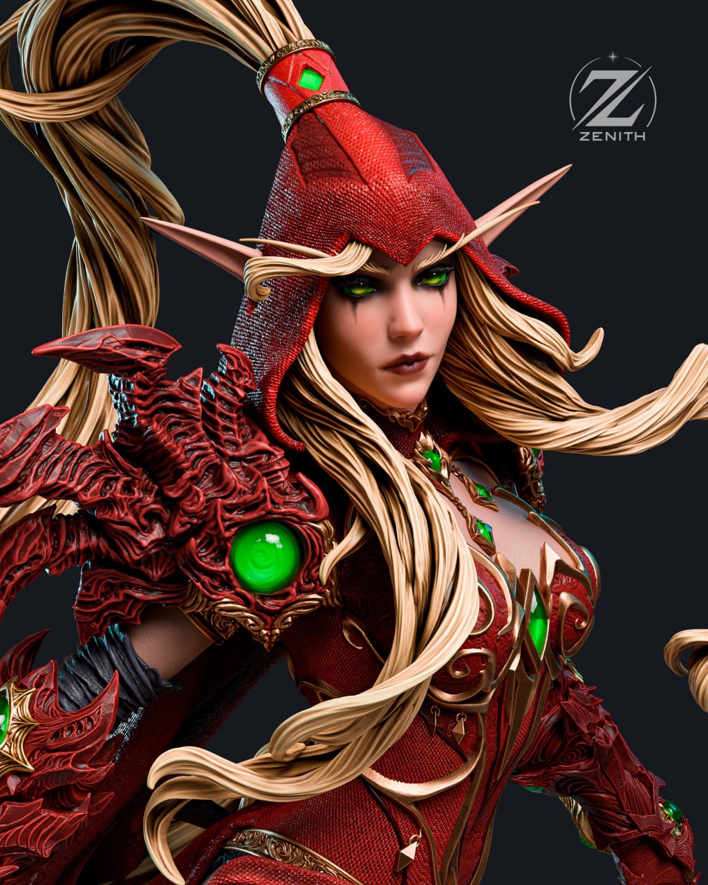 Valeera Sanguinar Zenith Studios World of Warcraft 3D STL