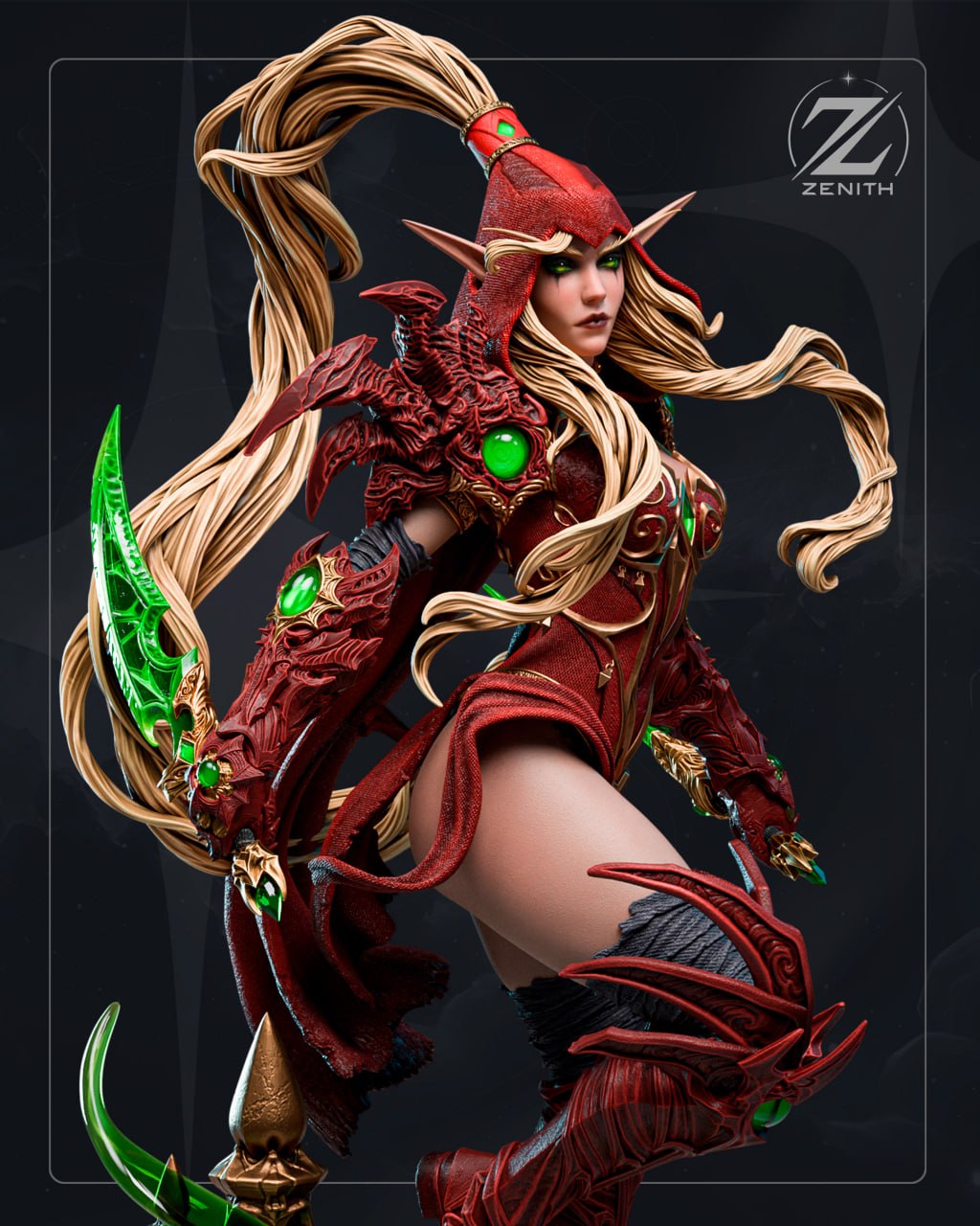 Valeera Sanguinar Zenith Studios World of Warcraft 3D STL