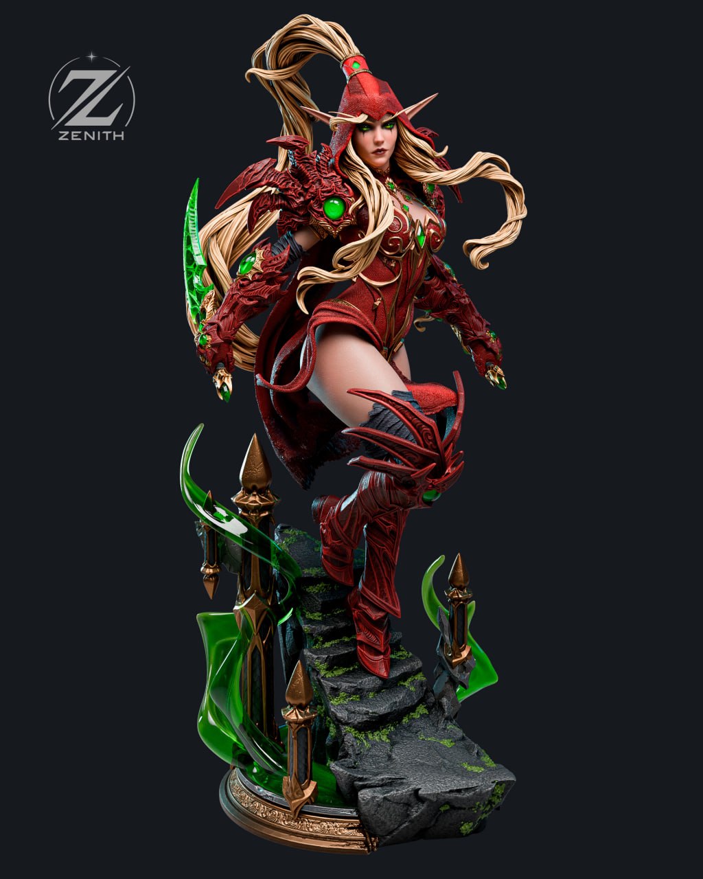Valeera Sanguinar Zenith Studios World of Warcraft 3D STL