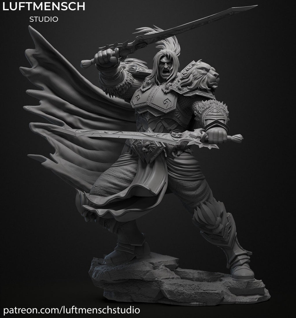 Varian Wrynn Luftmensch World of Warcraft 3D STL