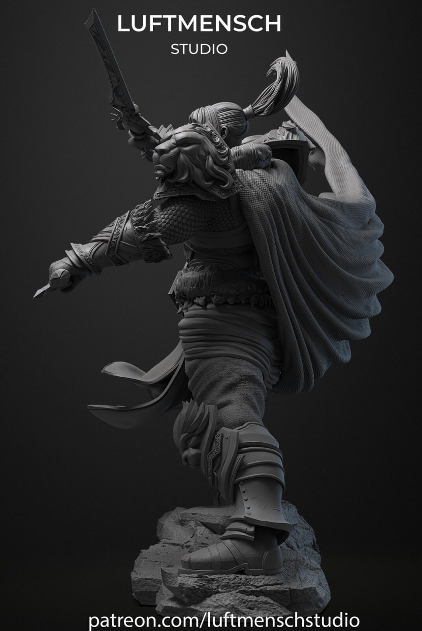 Varian Wrynn Luftmensch World of Warcraft 3D STL