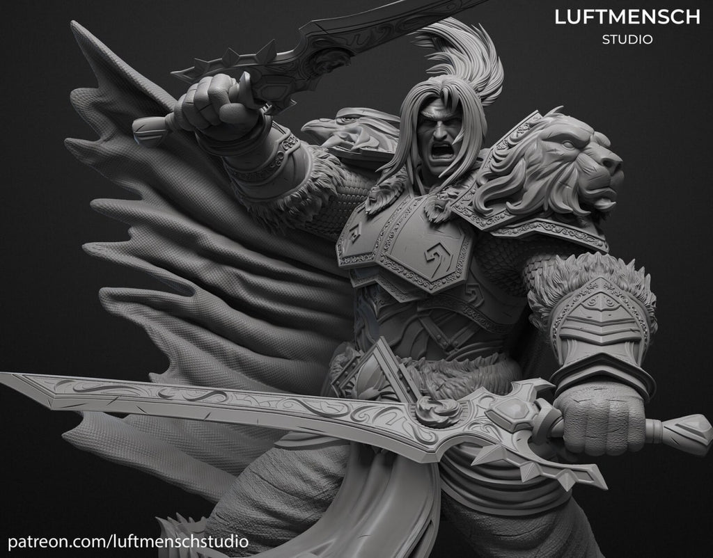 Varian Wrynn Luftmensch World of Warcraft 3D STL