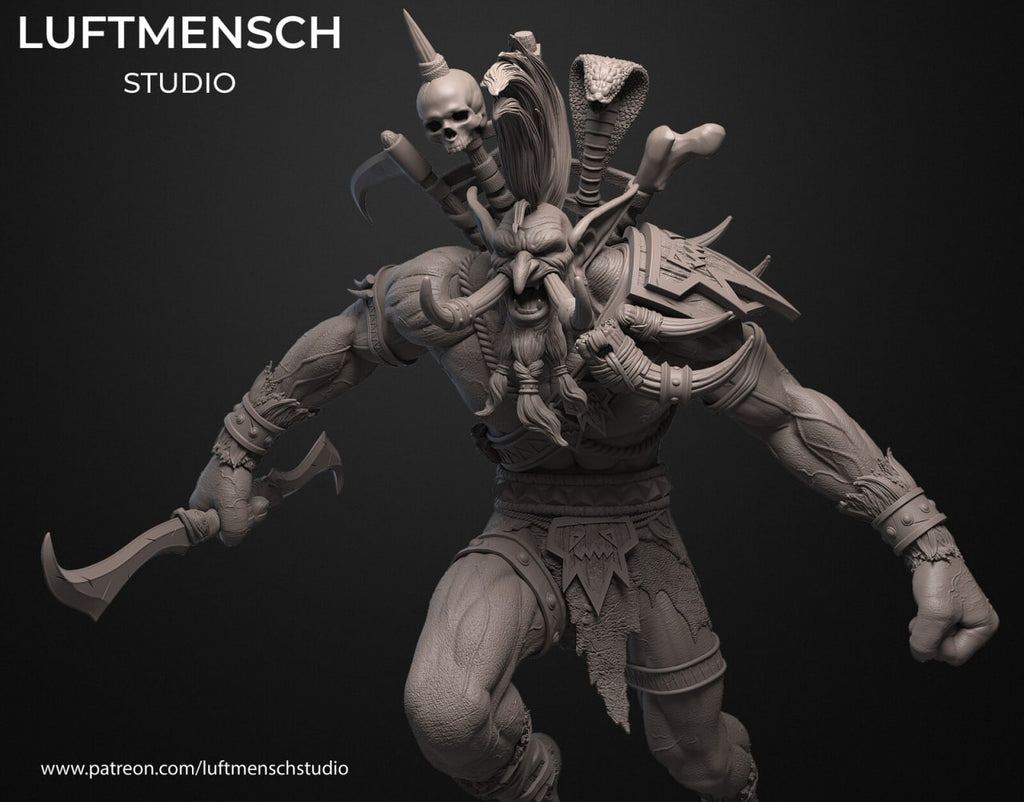 Voljin Luftmensch World of Warcraft 3D STL