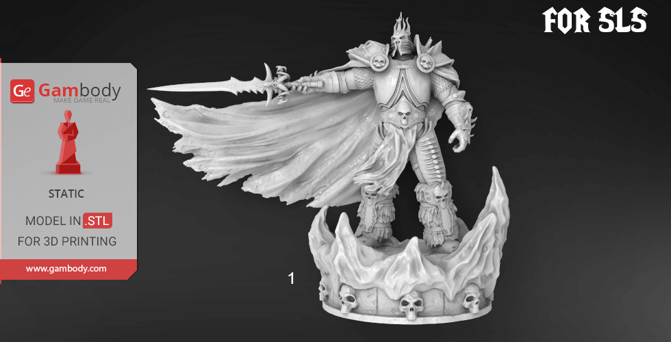 Wrath of the Lich king Arthas gambody 3D STL