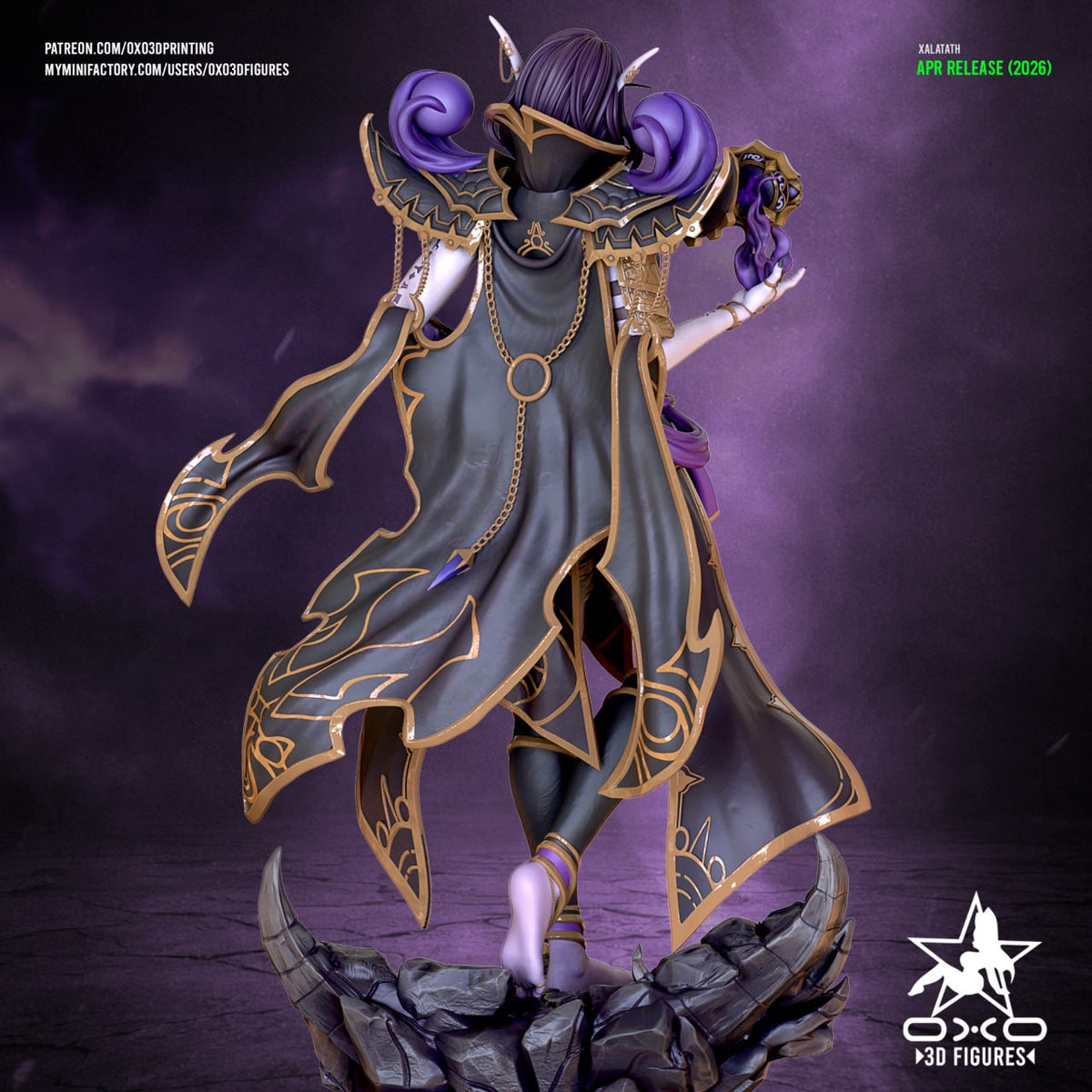 Xalatath Midnight oxo3d World of Warcraft 3D STL